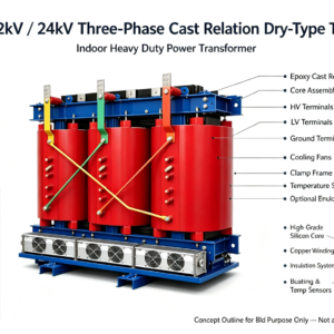400 kVA 10kV SCB13 Three-Phase Cast Resin Dry-Type Transformer